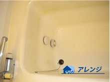 強化プラスチック浴槽(FRP浴槽)施工前